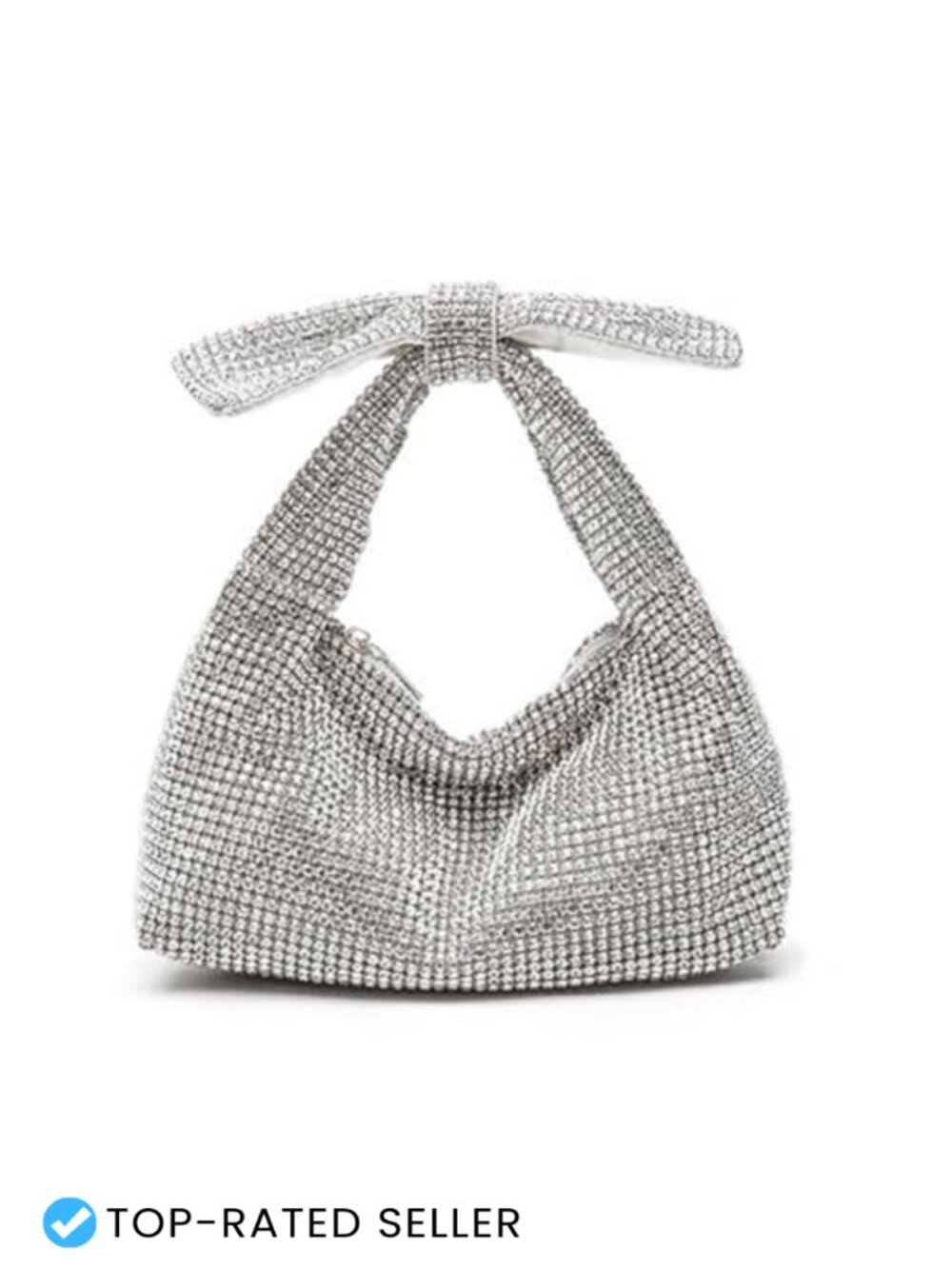 Rhinestone Bow Purse Sparkly Evening Bag Clutch for Wedding Party Prom